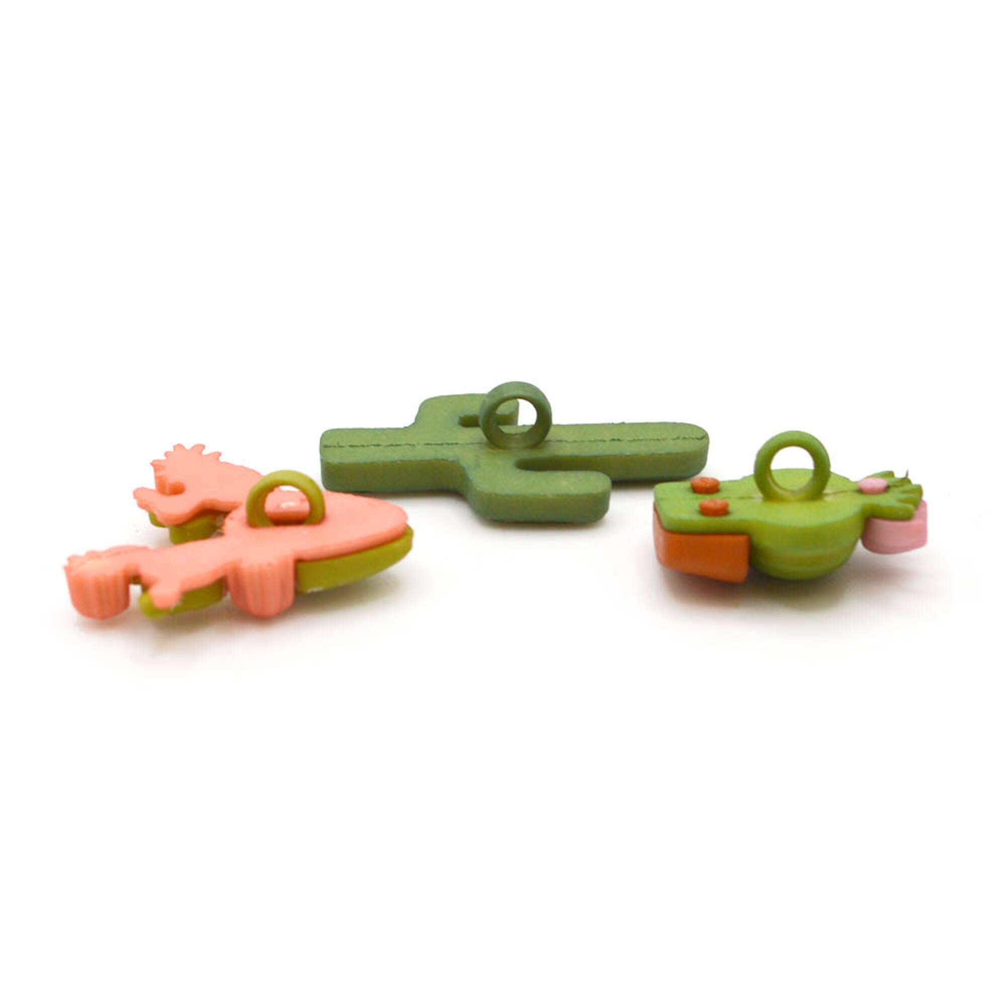 Dress It Up In the Desert Cactus Nature Themed Buttons